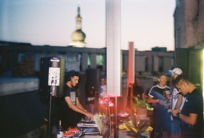 20 Banket Ostrava Dock rooftop party